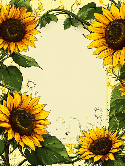 Sunflower Frame