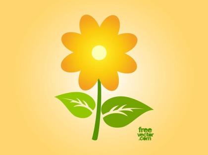 Sunflower Icon Free Vector