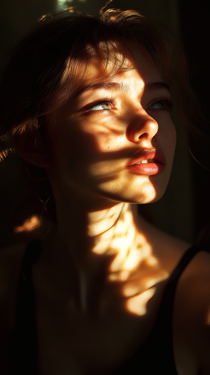 Sunlight Girl Portrait
