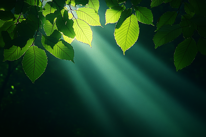 Sunlit Leaves Canopy