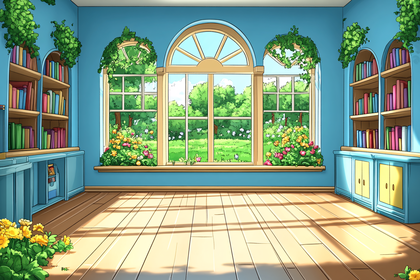 Sunny Room With Garden View