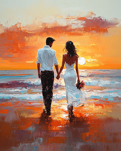 Sunset Beach Lovers