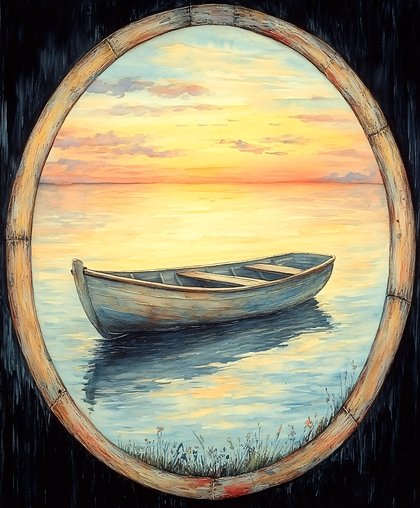 Sunset Boat