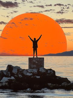 Sunset Celebration On The Coast