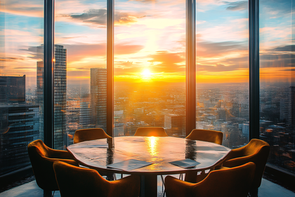 Sunset Meeting Room View