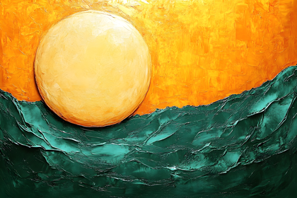 Sunset Over Ocean