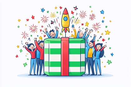 Surprise Celebration with Rocket Launch
