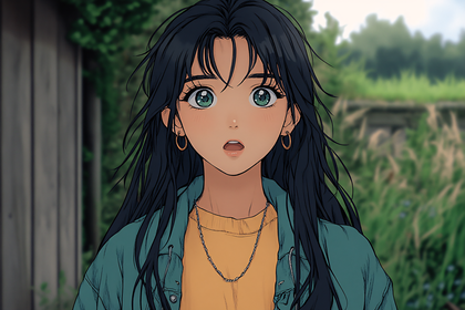 Surprised Anime Girl