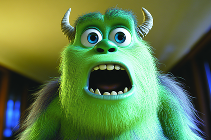 Surprised Green Monster