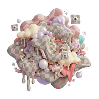 surreal 3d dreamscape