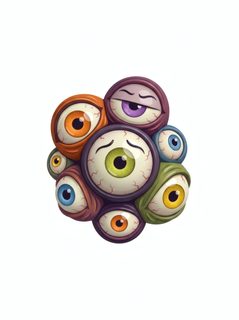 surreal eye cluster