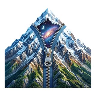 mountain zipper galaxy