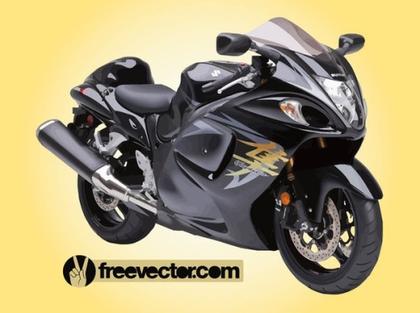 Suzuki Hayabusa Motorcycle Free Vector