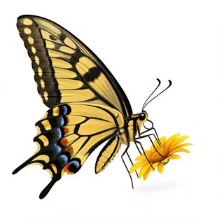 swallowtail butterfly flower