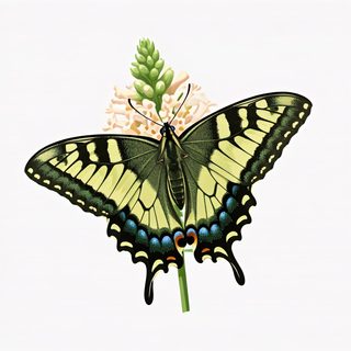 swallowtail butterfly wildflower