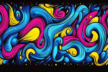 Swirling Abstract Illustration
