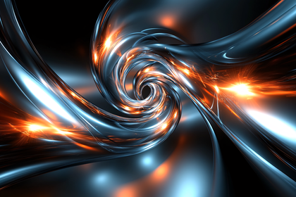 Swirling Abstract Light