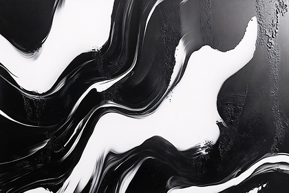 Swirling Abstract Monochrome Art