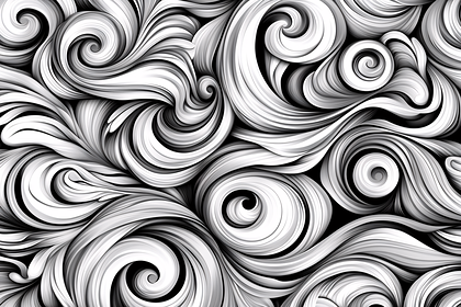 Swirling Abstract Waves