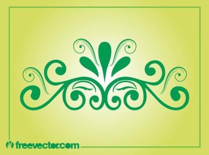 Swirling Flower Free Vector