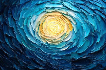 Swirling Light Abstract