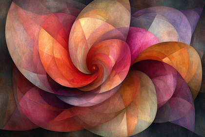 Swirling Petal Pattern