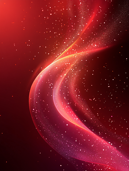 Swirling Red Nebula