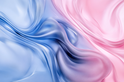 Swirling Silks Abstract