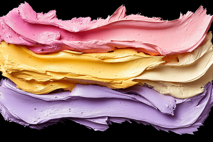 Swirls of Colorful Frosting