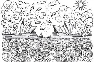 Sydney Opera House Scene