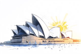 Sydney Opera House Sketch