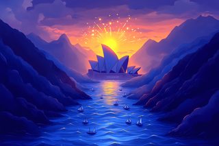 Sydney Opera House Sunset