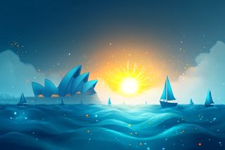 Sydney Opera House Sunset