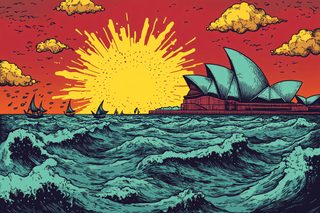 Sydney Opera House Sunset