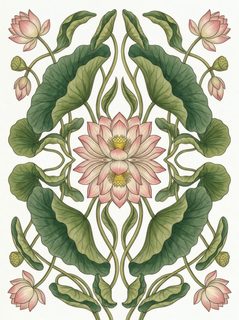 lotus flower symmetry