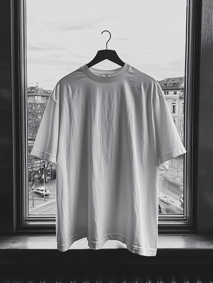 T-Shirt On Hanger By Window