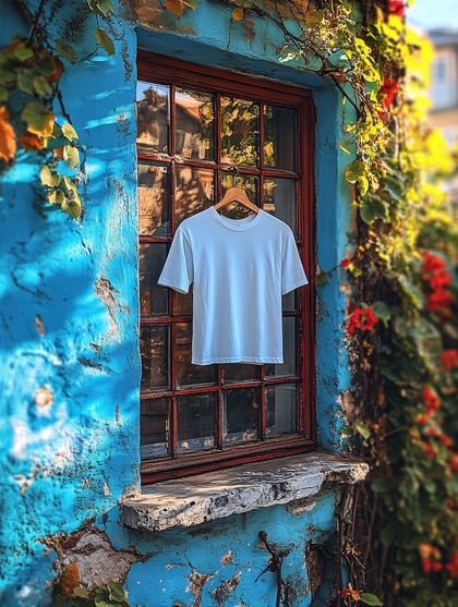 T-Shirt on Window