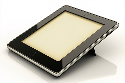 Tablet Device On Stand