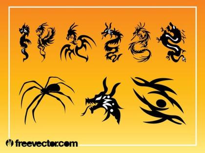Tattoos Free Vector
