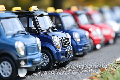 Taxi Cab Toy Lineup