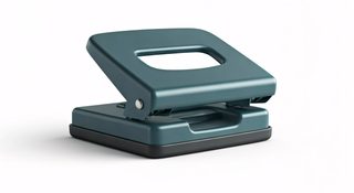 teal paper puncher