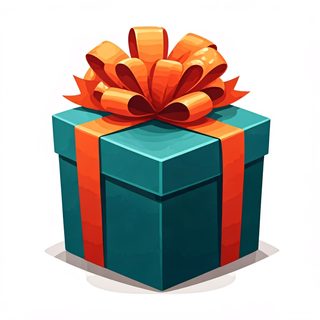teal gift box