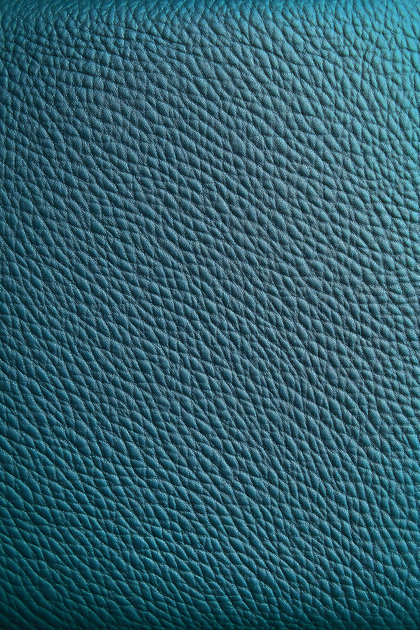 Teal Leather Texture Close-up