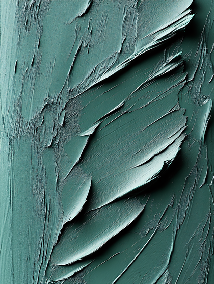 Teal Paint Strokes