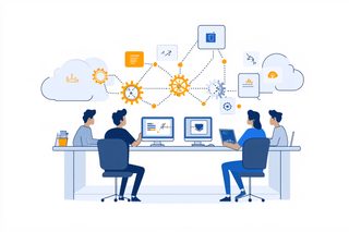 Team Collaboration Illustration