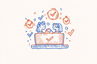 Teamwork and Success Illustration