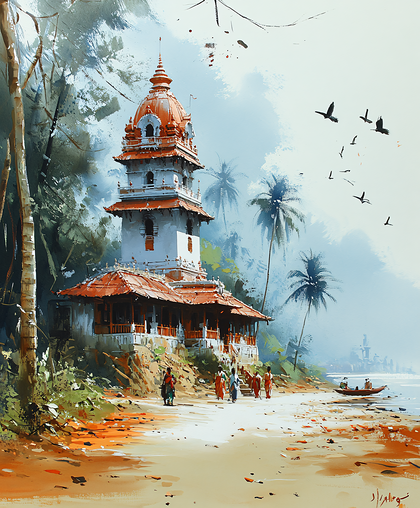Temple by the Beach