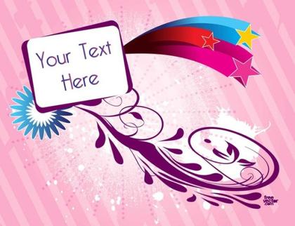 Text Badge Scroll Free Vector