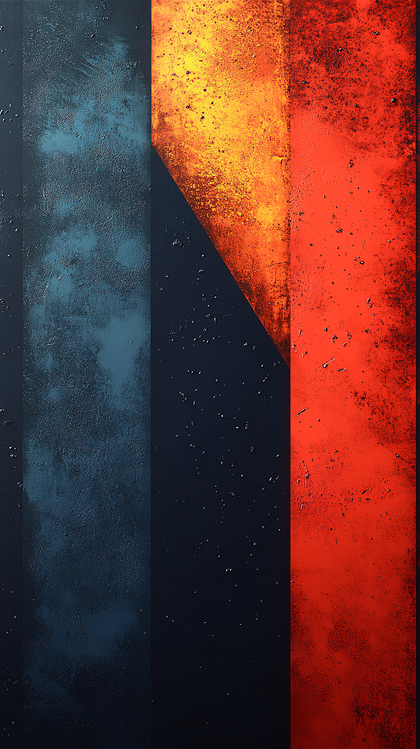 Textured Abstract Color Blocks