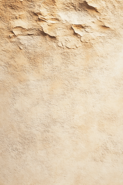 Textured Beige Wall with Rough Edge